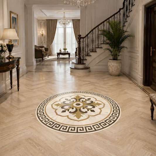Floor Medallion "Rodos" - LVP Inlay