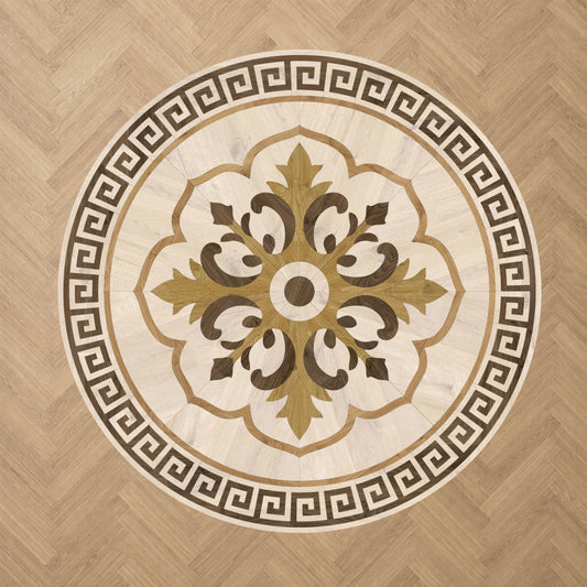 Floor Medallion "Rodos" - LVP Inlay